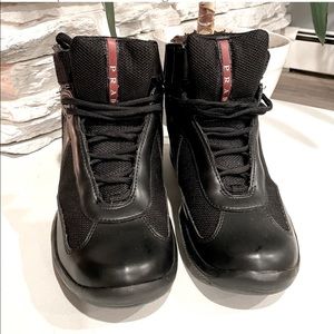 Deals for Mens Prada High Top Sneakers 